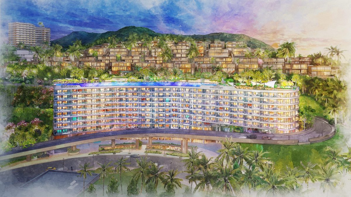 Phối cảnh toàn cảnh vịnh Nha Trang nhìn từ dự án